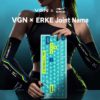 VGN x ERKE PBT Keycaps and Arm Sleeves