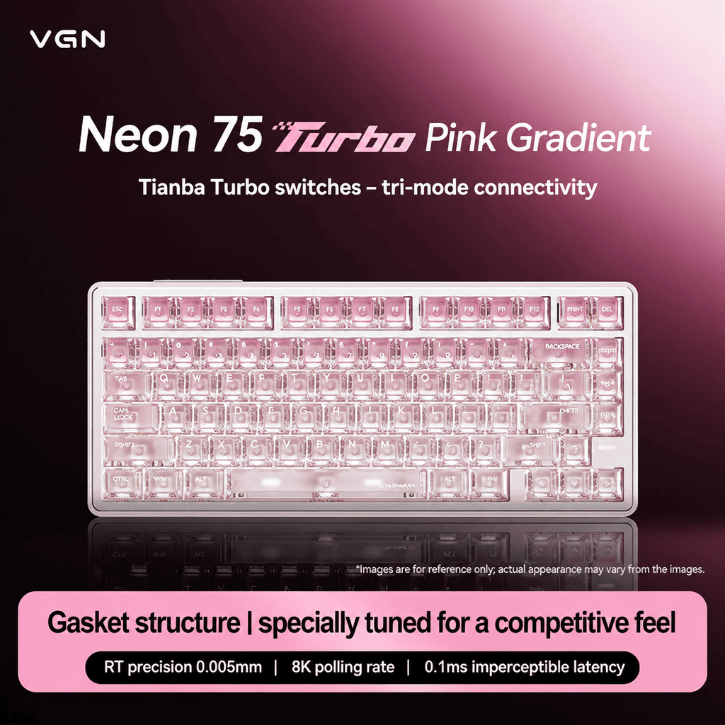tmall-sku-23-ai-translate VGN Neon 75 Turbo Hall Effect Keyboard
