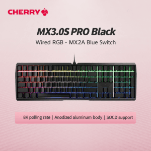 MX 3.0S Pro Wired RGB Black MX2A Blue Switch