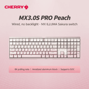 MX 3.0S Pro Wired No Backlighting Peach MX Illumina Sakura Switch
